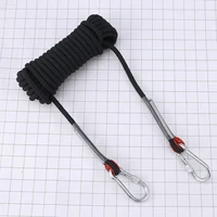 10m 10mm thickness tree climbing safety sling rappelling rope auxiliary cord equipment black
