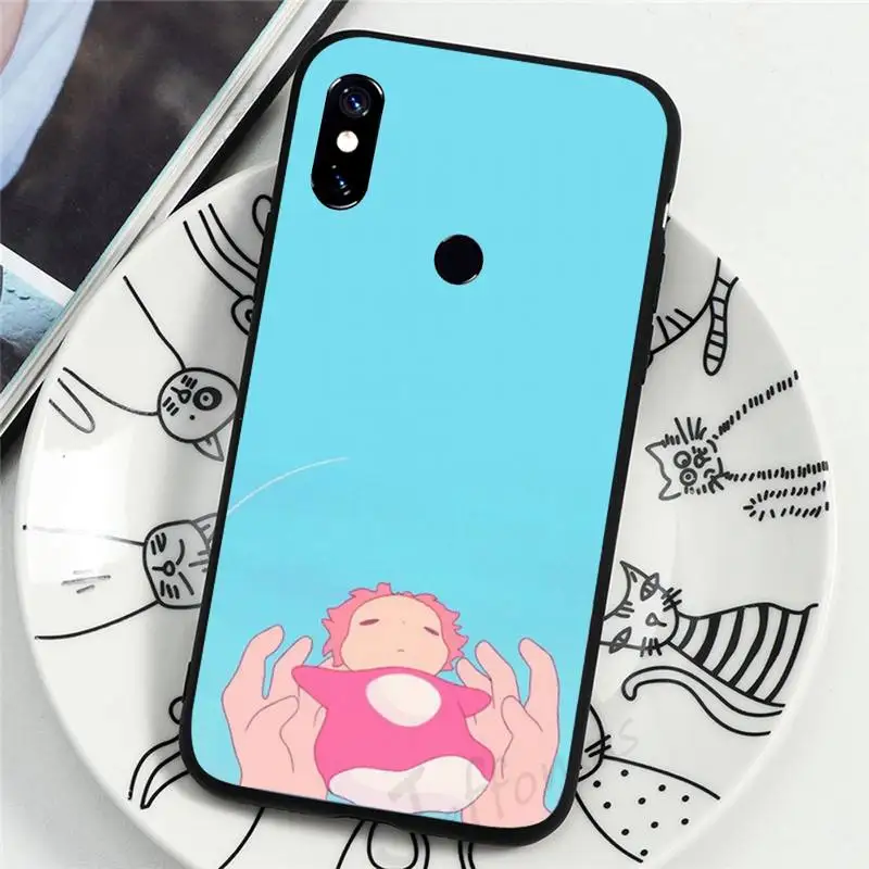 

Ponyo on the Cliff Phone Case For Xiaomi Redmi 4x 5 plus 6A 7 7A 8 mi8 8lite 9 note 4 5 7 8 pro cover funda shell