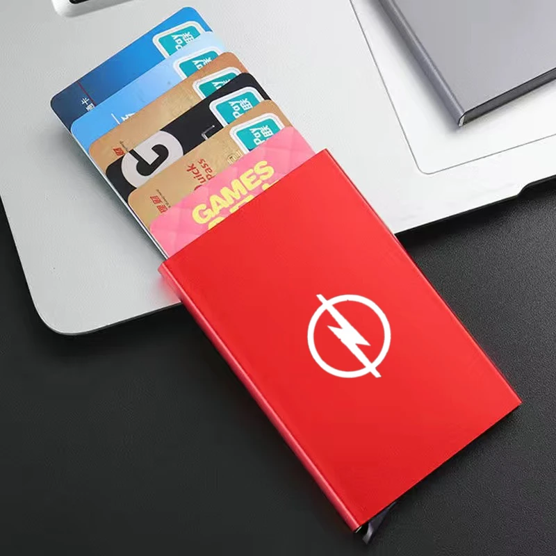 

RFID Anti-theft Smart Thin ID Card Holder Solid Metal Bank Credit Card For Opel astra j h g insignia mokka corsa d vectra