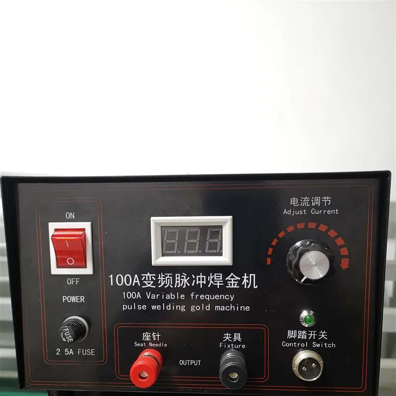 100A Pulse Spot Welding hand held pulse spot welder digital display welding machine gold and silver jewelry processing | Украшения и