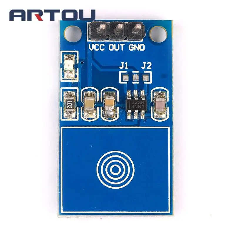 TTP223 емкостный сенсорный модуль переключателя напряжения 2 0-5 5 в цифровой датчик IC