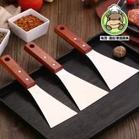 kitchen gadgets hotel 1 3 triangle spatula stainless steel steak spatula frying spatula multifunctional food spatula