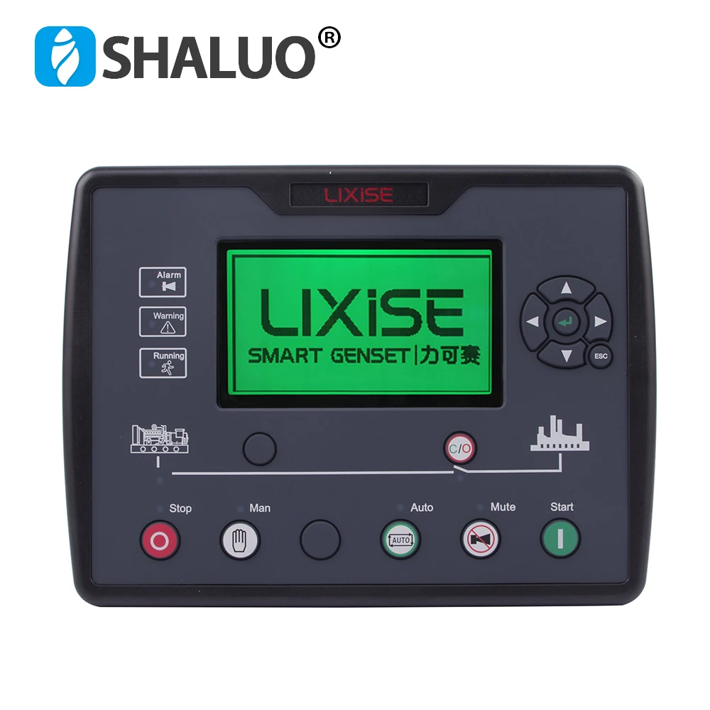 Дизельный генератор LXC6110N AMF контроллер с ЖК дисплеем автоматический старт