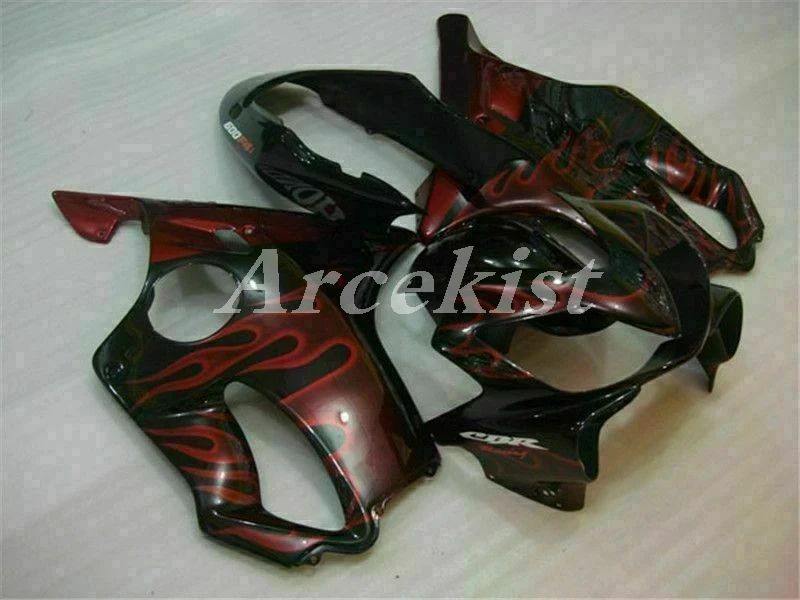 

Injection Molding New ABS Motorcycle Whole Fairings kit Fit for HONDA CBR600 F4i 2004 2005 2006 2007 04 05 06 07 Red Flame