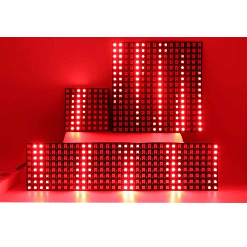 

16x16CM LED Digital Flexible Individually Addressable Panel Light WS2812 Module Matrix Screen DC5V WS2812B DC5V drop shipping