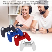 gamepad silicone non slip protective suitable for ps5 accessories controller non slip cover thumb grip cap skin cover