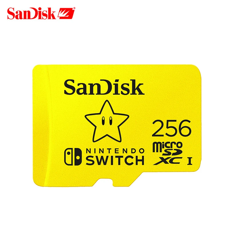 SanDisk nintendo Switch новый стиль 256 ГБ 128 Гб 64 micro SDXC UHS-I карты памяти класс 10 U3 U1 Micro sd TF