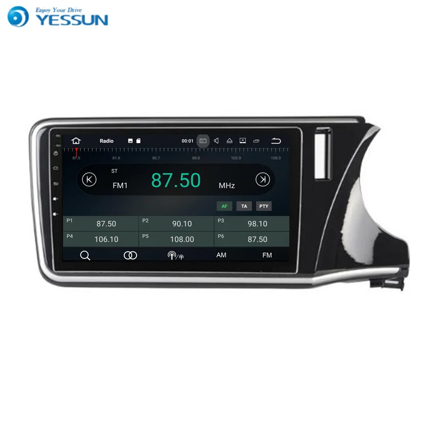 Yessun для HONDA CITY 2014 ~ 2016 Android 6 0 мультимедийный плеер система автомобильное радио