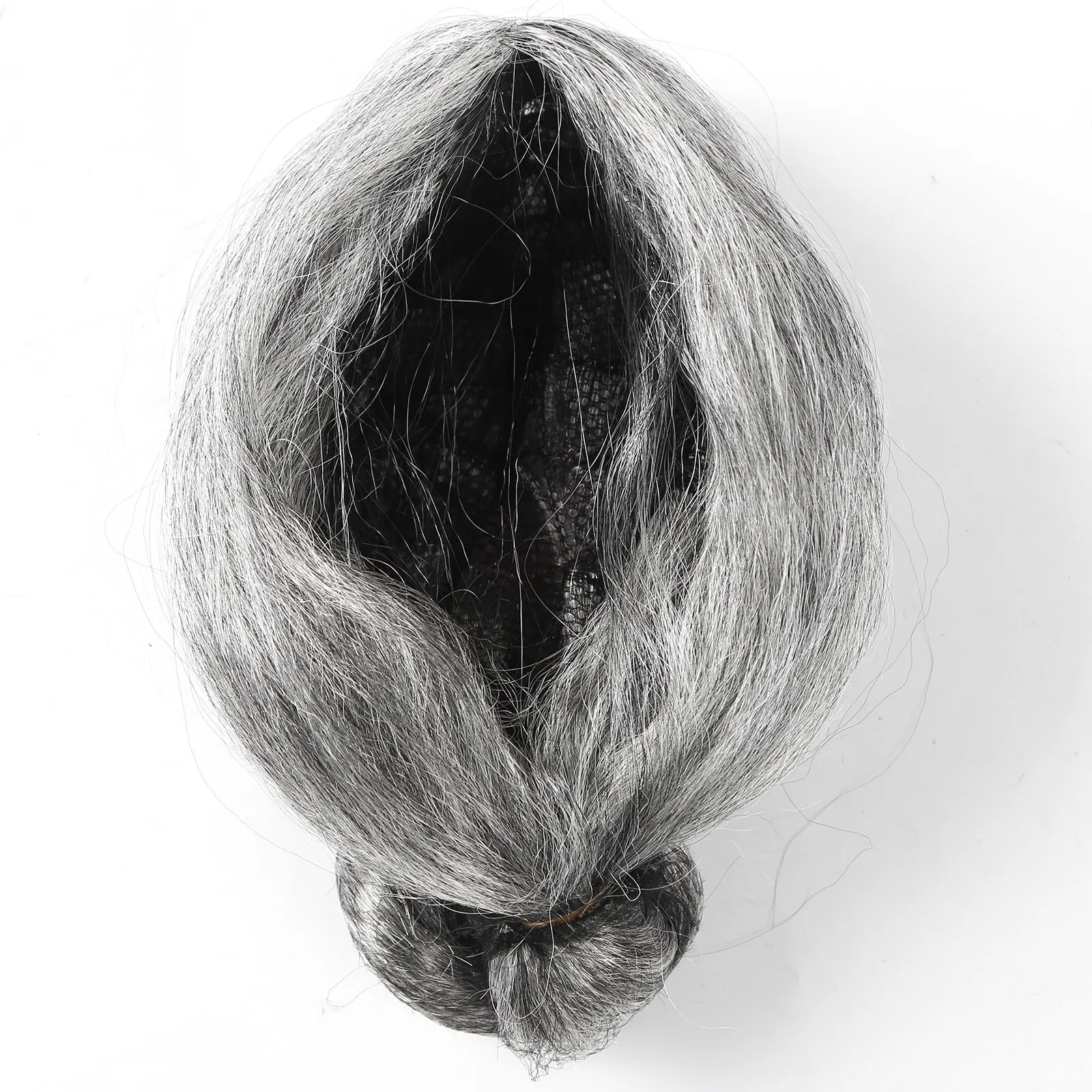 Серебристые волосы для женщин парик шляпа бабушка очки мадеи цепочка ожерелье