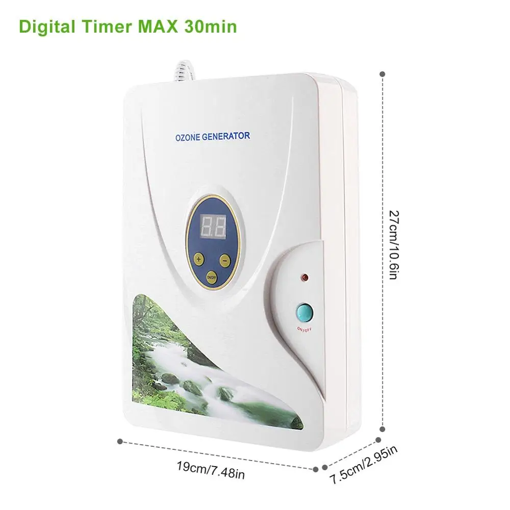 Генератор озона 600 мг озонатор очиститель воздуха масло мясо фрукты овощи свежий