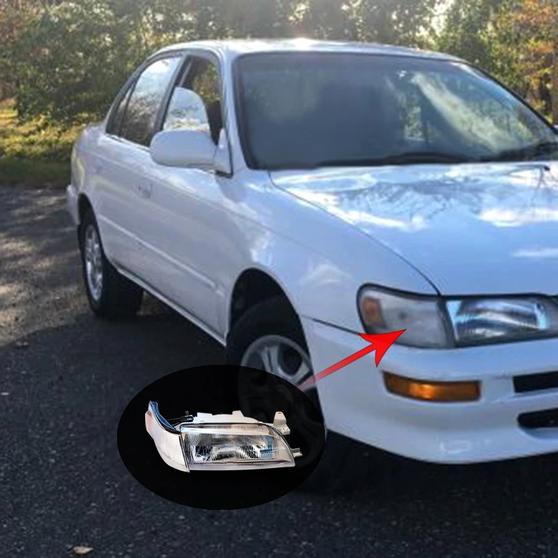 Автомобильный светильник фара задний светильник автомобильная лампа сигнал поворота Передний противотуманный фонарь для Toyota Corolla 1993 1994 1995 1996 1997