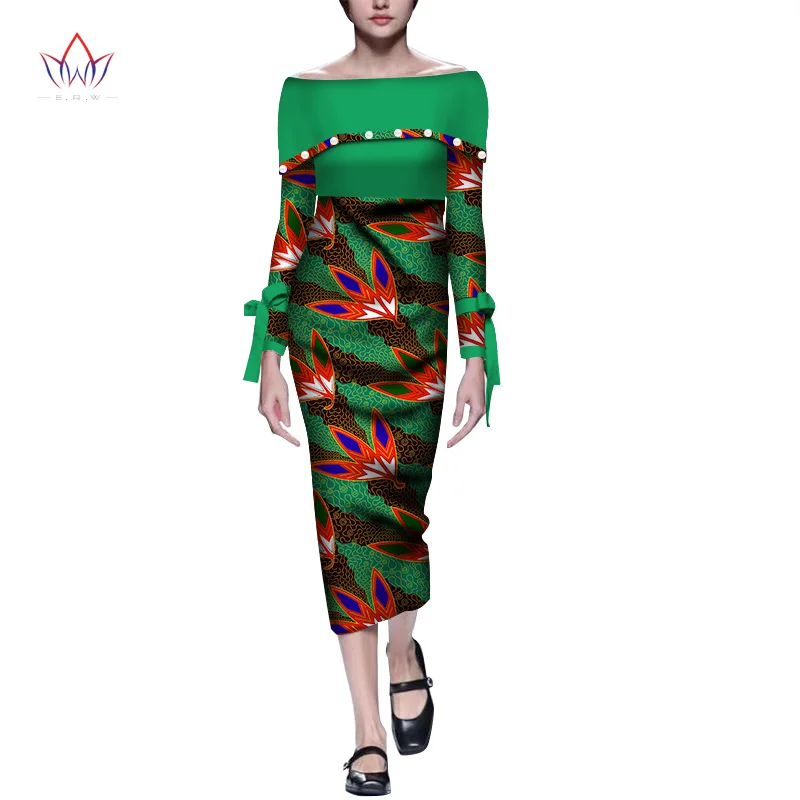 Одежда для работы/вечерние женщин африканские платья Дашики хлопковая одежда с