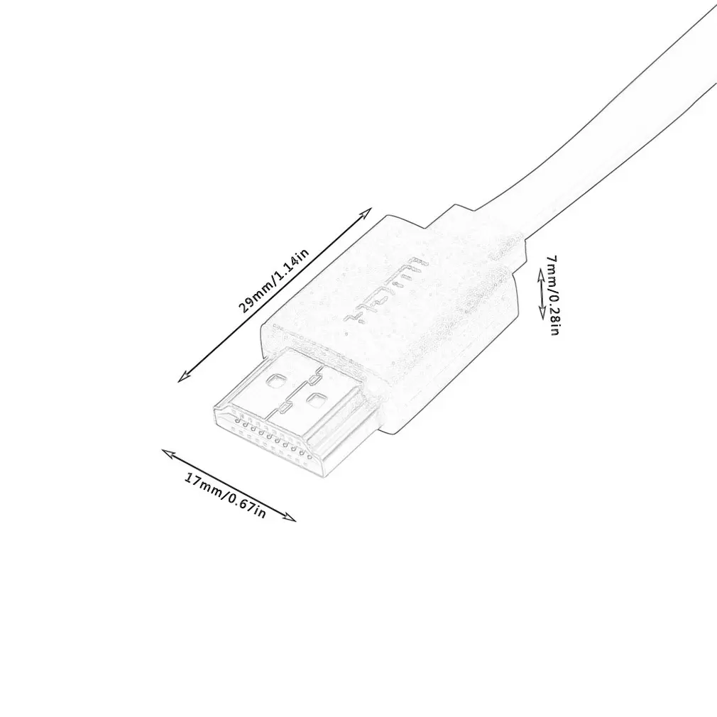 High quality 3D 4K HDMI Cable Male to Adapter with Ethernet Support 4K*2K Full HD for Apple TV Xbox PS3 XBox | Электроника