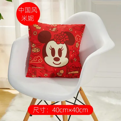 Disney мультфильм Подушка диван офис Удобная подушка спинка кровати модная подушка для автомобиля 40*40 см