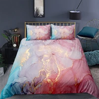 marble bedding set modern luxury duvet cover set 150x200 135 gray quilt cover pillowcase single double home textiles