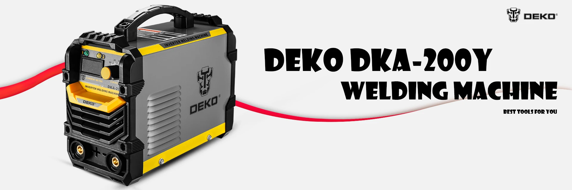 DEKO DKA-200Y 200A 4.1KVA инвертор дуговой Электрический сварочный аппарат 220V MMA сварочный аппарат для DIY сварочных работ и электрических работ