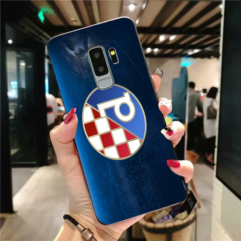 Чехол для телефона FC Dinamo Zagreb Samsung Galaxy S6 Edge S7 S8 S9 Plus A3 A7 A5 A8 A9 J5 J7 S5 DIY чехол мягкого ТПУ