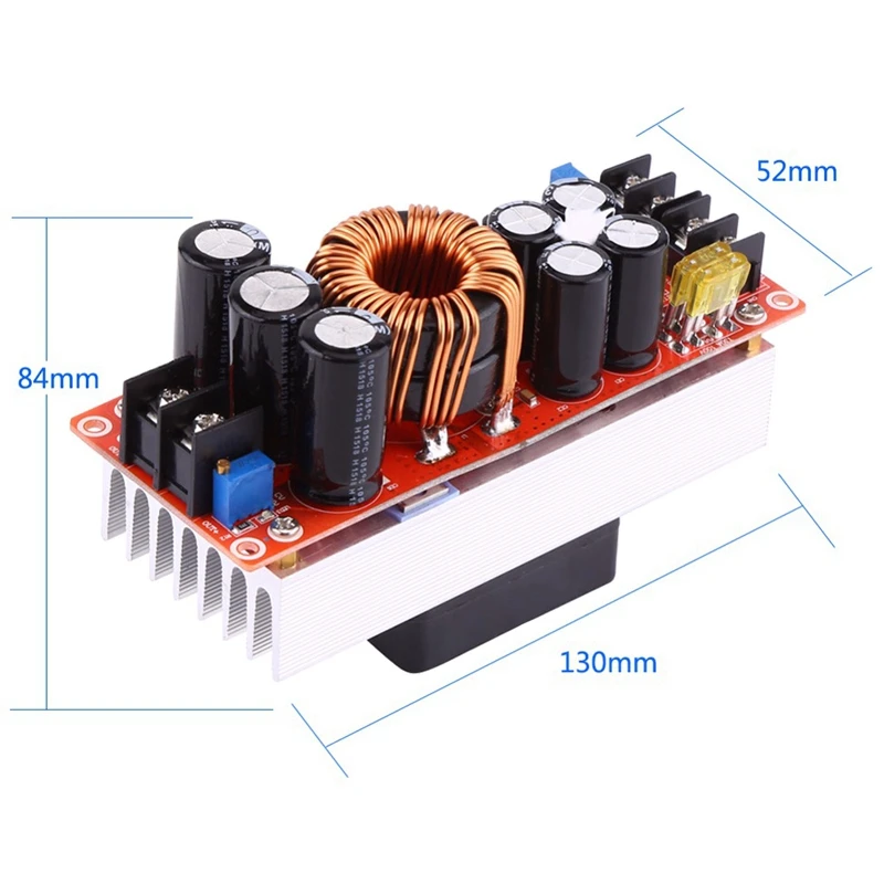 Повышающий преобразователь постоянного тока 1500 Вт от 10 60 В до 12 90 в 30 А модуль
