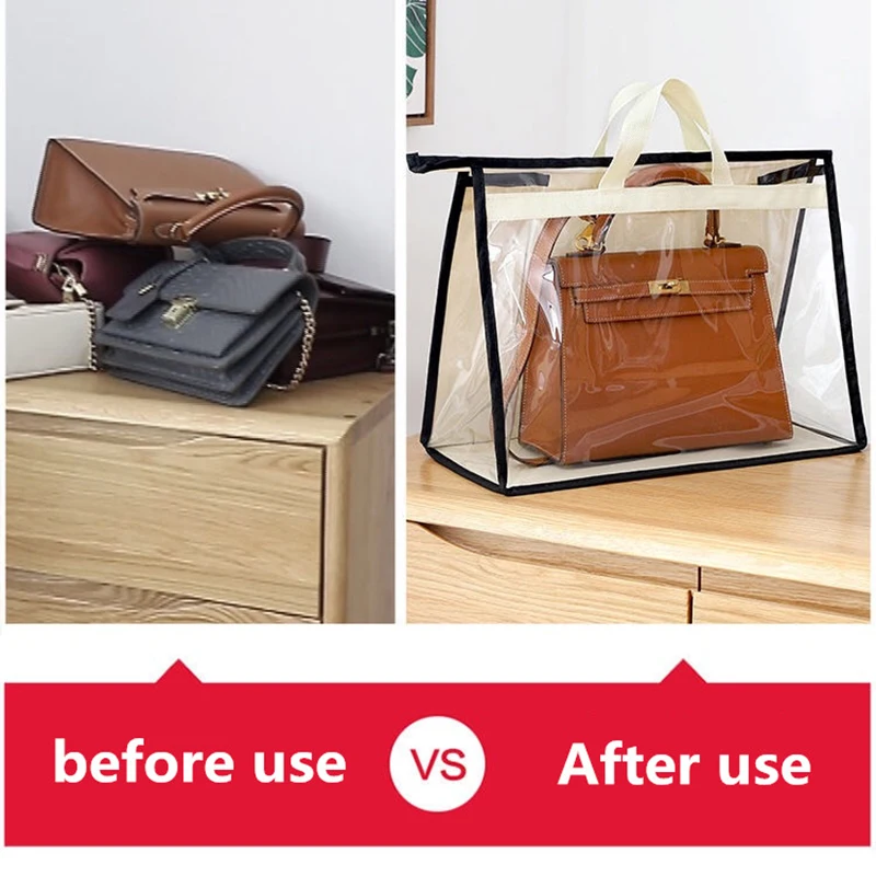 Dust Bag For Handbag Wardrobe Finishing Storage Hanging Toiletry Pouch Closet Cover Women | Дом и сад