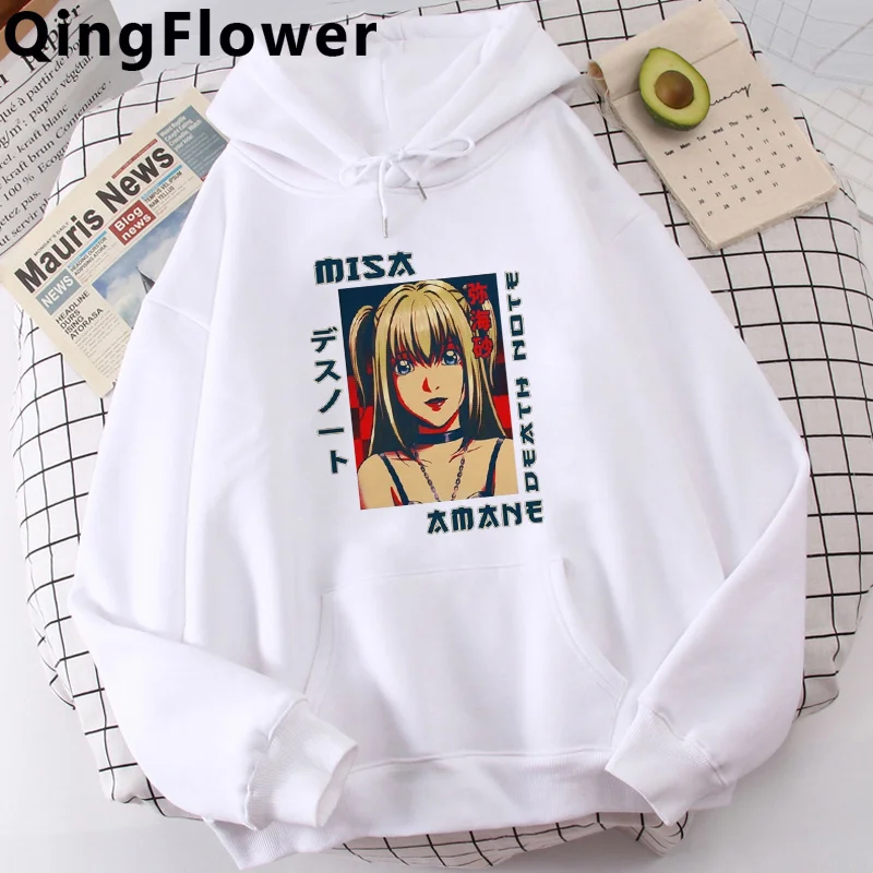 

Anime Death Note Shinigami Ryuk Misa Amane hoodies male printed Ulzzang streetwear men pullover clothing Korea grunge