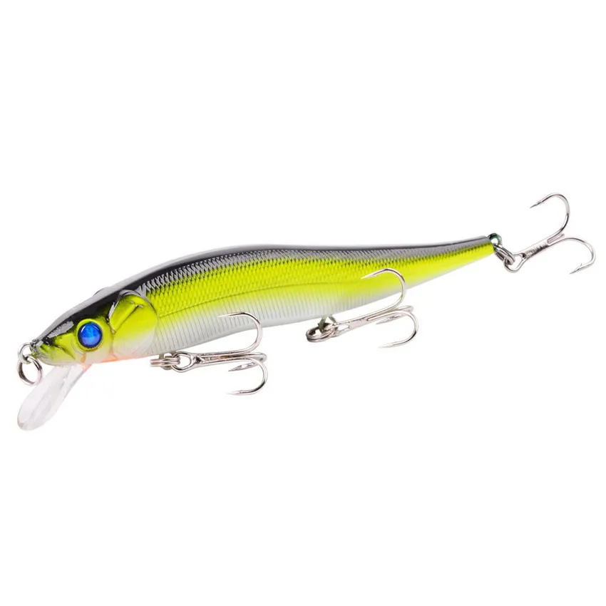 Color 6 1 шт. приманки для рыбалки Minnow, жесткая приманка, 11,5 см, 15 г, джиг, воблеры, приманка для окуня, приманка для щуки, пластиковые искусственные приманки для рыбалки, снасти, кренкбейт - Цвет: Color 6