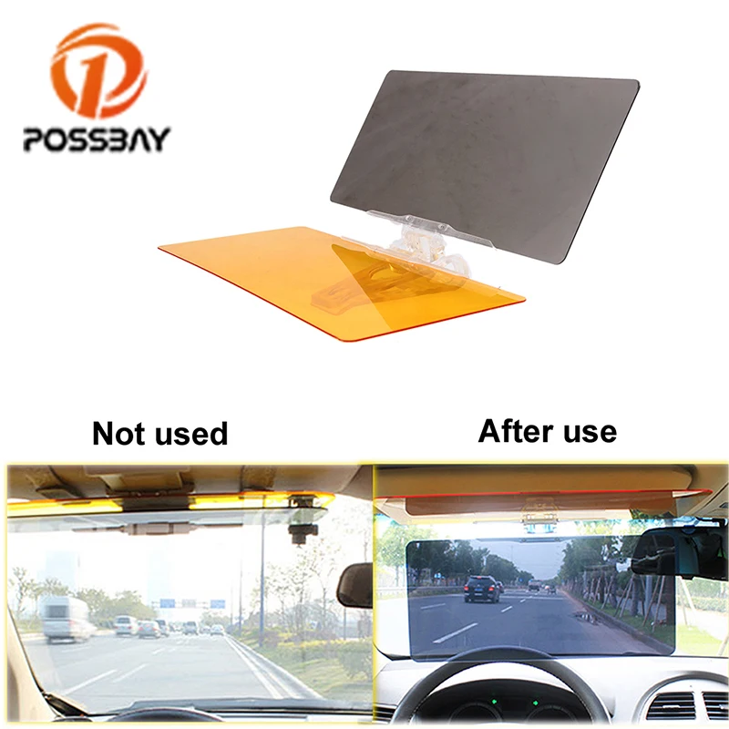 2 в 1 автомобильный солнцезащитный козырек POSSBAY HD автомобильные