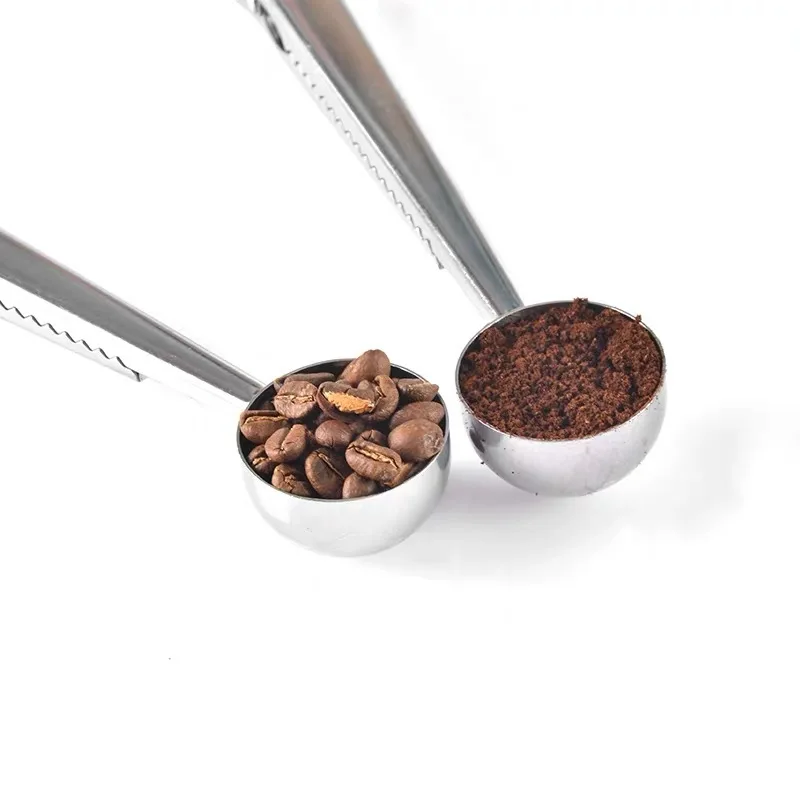 Кофейная ложка из нержавеющей стали с запечатанной ложкой для молочного порошка