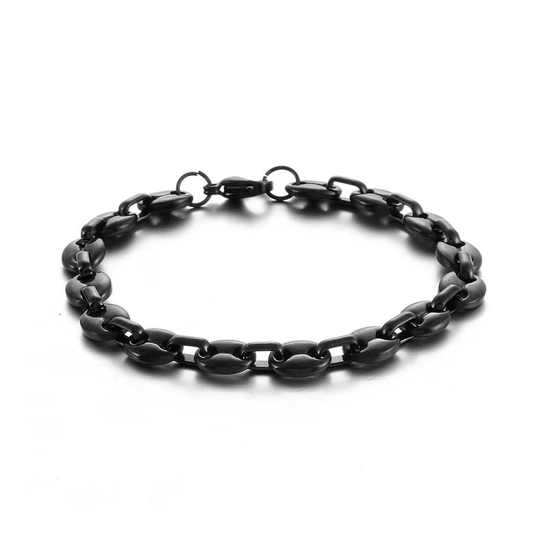 Браслет из нержавеющей стали для мужчин и женщин подарочное Ювелирное Украшение