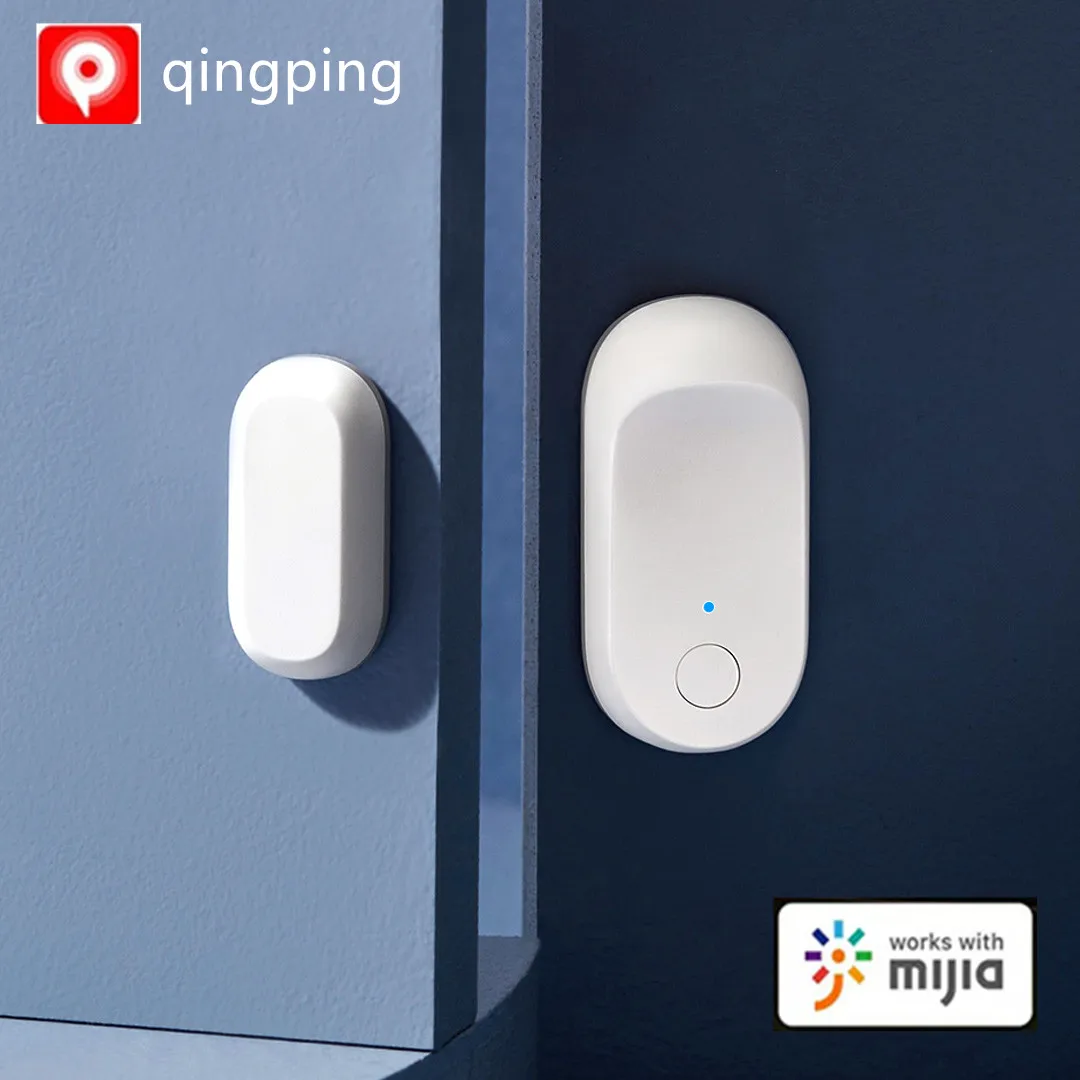 Xiaomi qingping mijia door windor sensor Bluetooth 5.0 MESH Connect Safety Burglar Alarm Detector work with xiaomi mi home app |