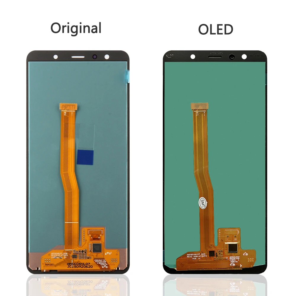 6 0 ''SUPER AMOLED для SAMSUNG Galaxy A7 2018 SM-A750F A750 A750F ЖК-дисплей с сенсорным экраном и