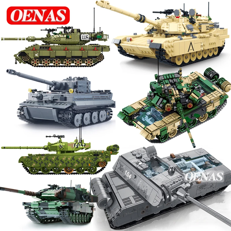 Военная армия Loepard 2 II Тип 99 T90 тигр модель основного танка экшн фигурки сделай сам