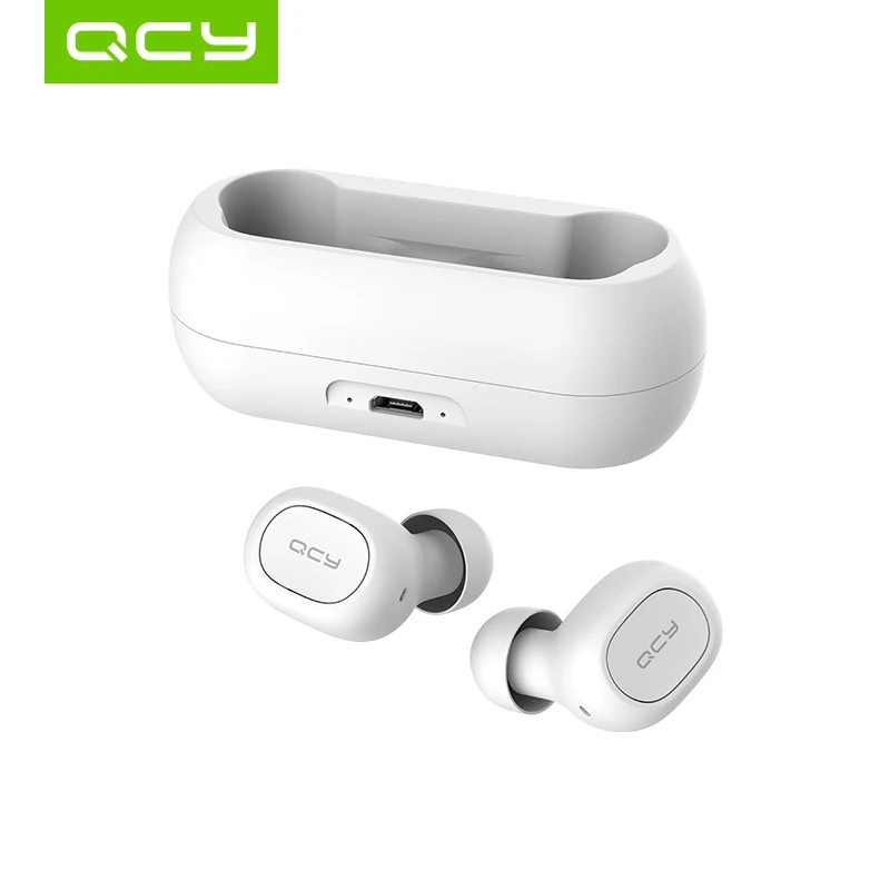 TWS-наушники QCY T1C с поддержкой Bluetooth 5 0 и зарядным футляром | Электроника