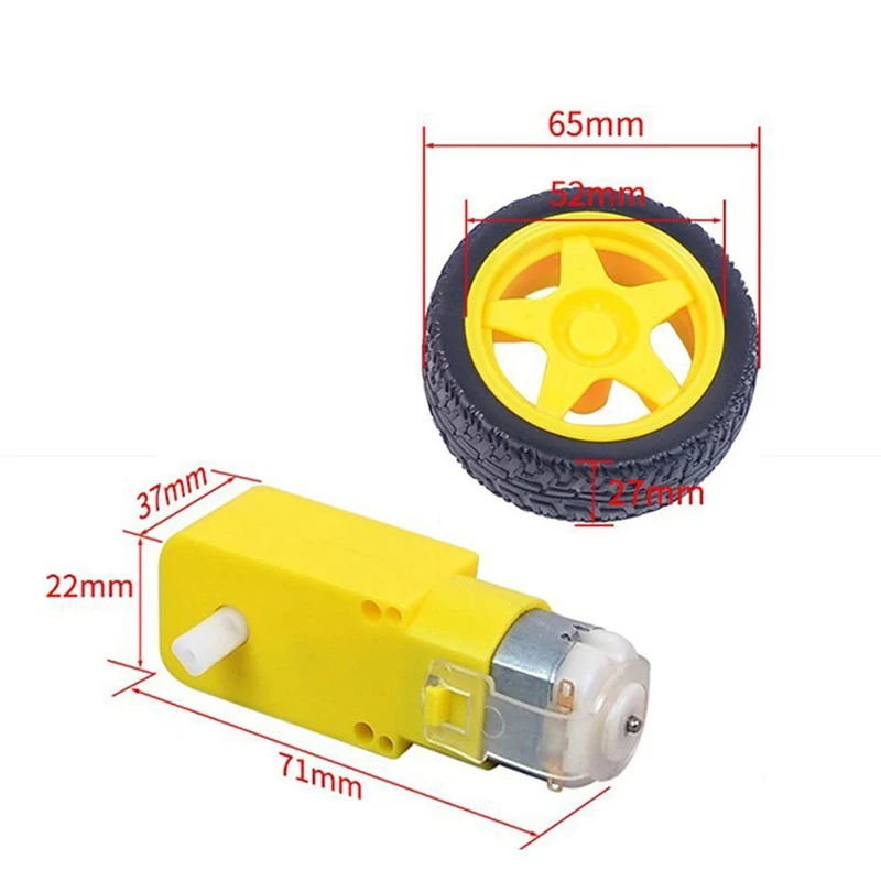 TT Motor Smart Car Robot Gear for arduino Diy Kit Wheels Chassis Remote Control DC | Компьютеры и офис