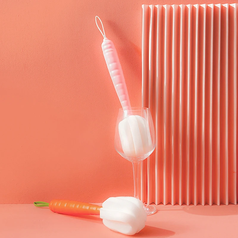 1 шт. губка щетка чашки Кухня инструмент для очистки бокалов бутылок кофе Чай