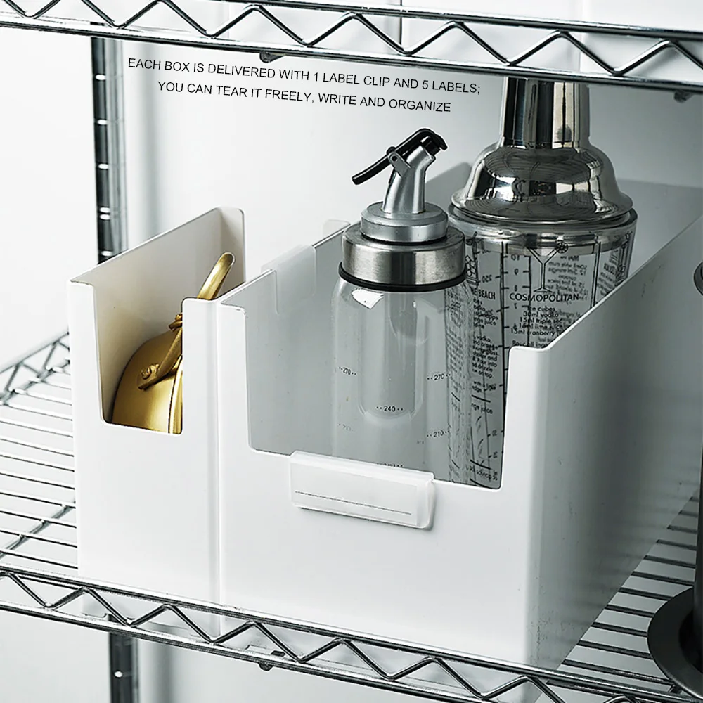 Многоцелевые штабелируемые коробки для хранения пластиковые настольные офисные