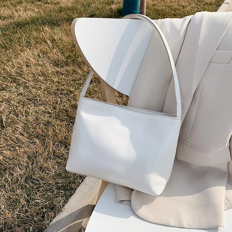 Однотонные Ручные Сумки из искусственной кожи для женщин новая брендовая