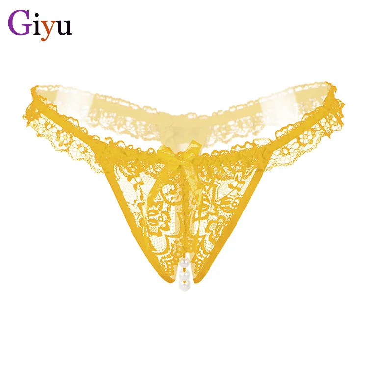 Модные женские трусики Жемчужное нижнее белье настоящие Соблазнительные