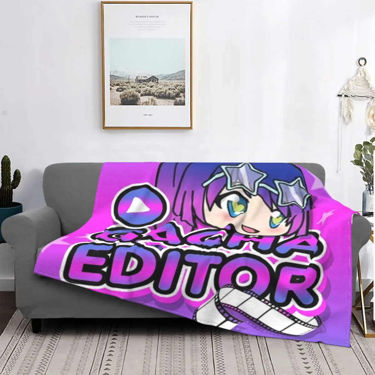 

Одеяло Gacha Life 1, покрывало для кровати, плед для дивана, плед для пикника, плед с капюшоном, одеяло, детское постельное белье и чехлы