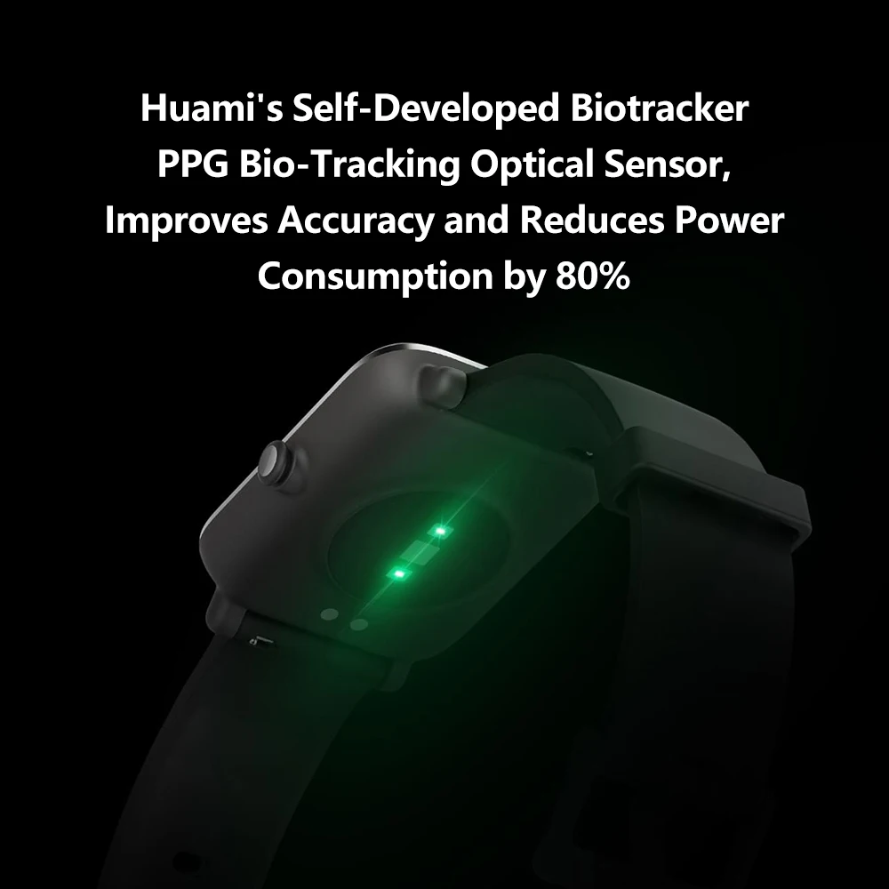 2020 Amazfit Bip S Smart Watch GPS 5 ATM Water Resistance 31g Lightweight 40-day Battery Life 10 Sports Modes Music Control | Электроника