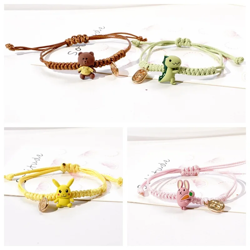 

Korean Girl Cartoon Bear Bracelet Female Simple Personality Women Girlfriend Gift Jewelry