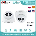 IP-камера видеонаблюдения Dahua, 4 МП, 6 МП, встроенный микрофон