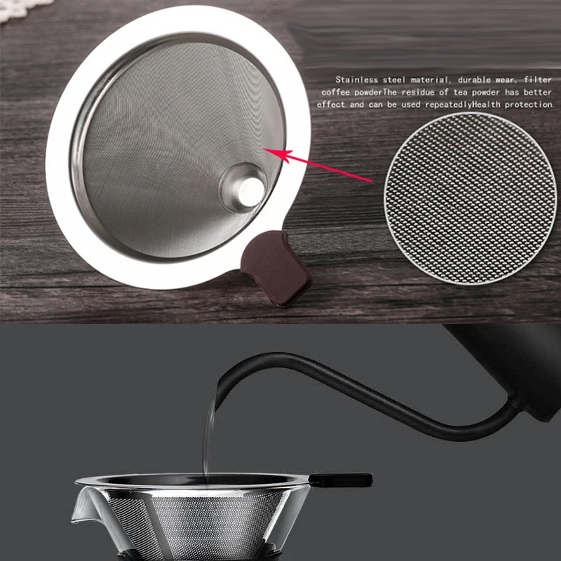 Кофейники ручной работы 200 мл/400 мл стеклянная капельная Кофеварка для эспрессо