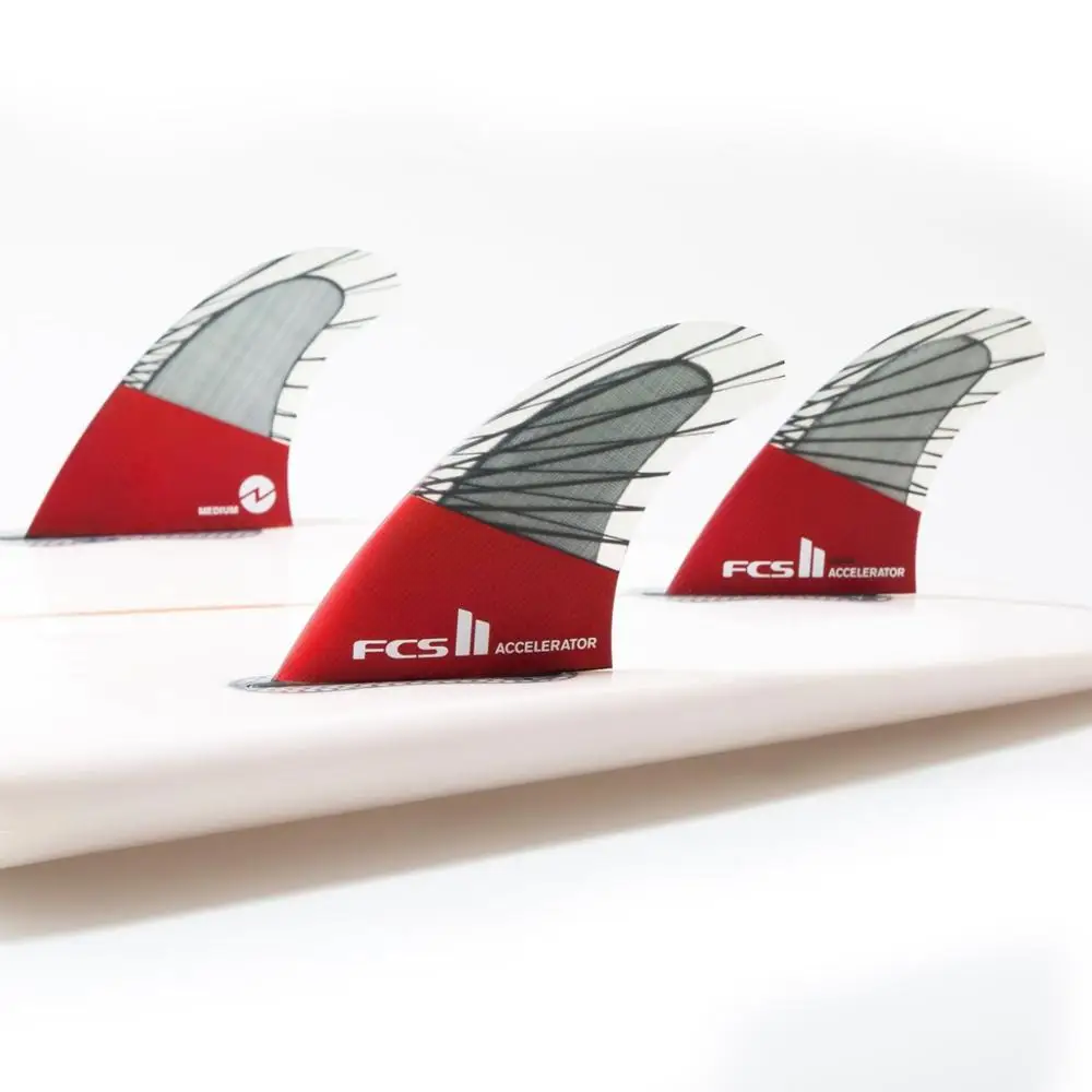 FCS II ACCELERATOR PC CARBON TRI FINS|Серфинг| |