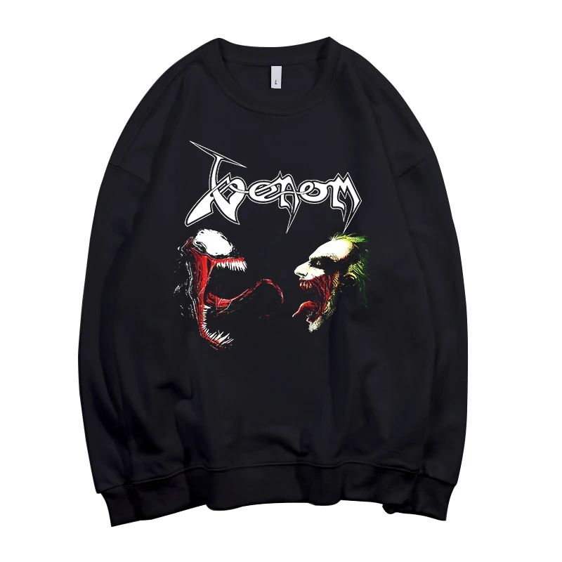 Todhoof Venom унисекс вырез лодочкой хлопковая толстовка Азиатский размер