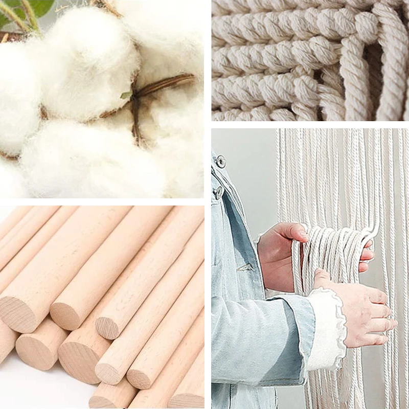 Настенное украшение ручной работы макраме богемный Тканый гобелен из чистого