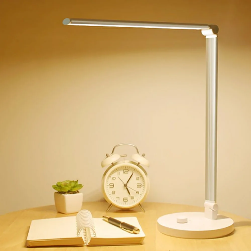 

Foldable LED Study Desk Lamp Stepless Dimming Eye Protection Portable Table Light For Students Home Desk Table Light Lamp