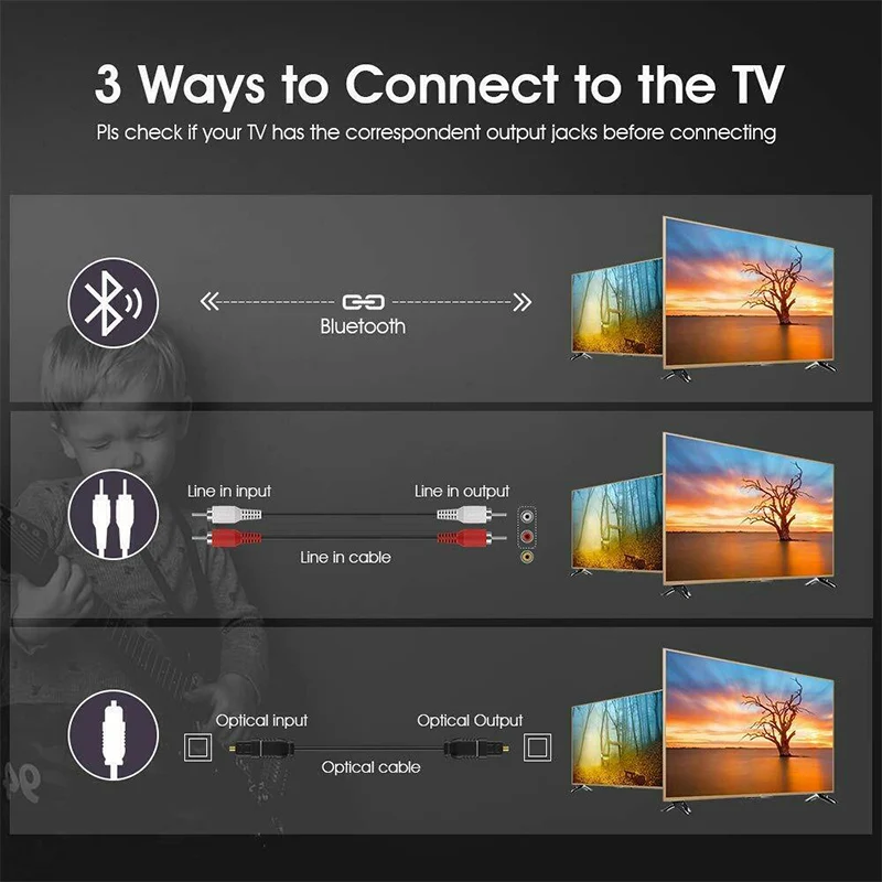 Динамики Soundbar 5 0 Bluetooth Звуковая Панель для ТВ дома Кино стерео объемный динамик