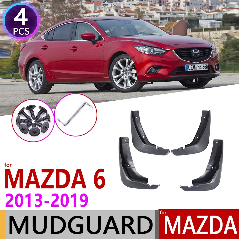 Для Mazda 6 Atenza GL GJ 2013 ~ 2019 автомобиля брызговик щитки брызговики всплеск откидная