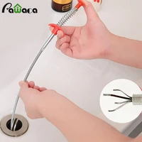multifunctional cleaning claw hair catcher kitchen sink cleaning tools hair clog remover grabber for shower drains bath basin