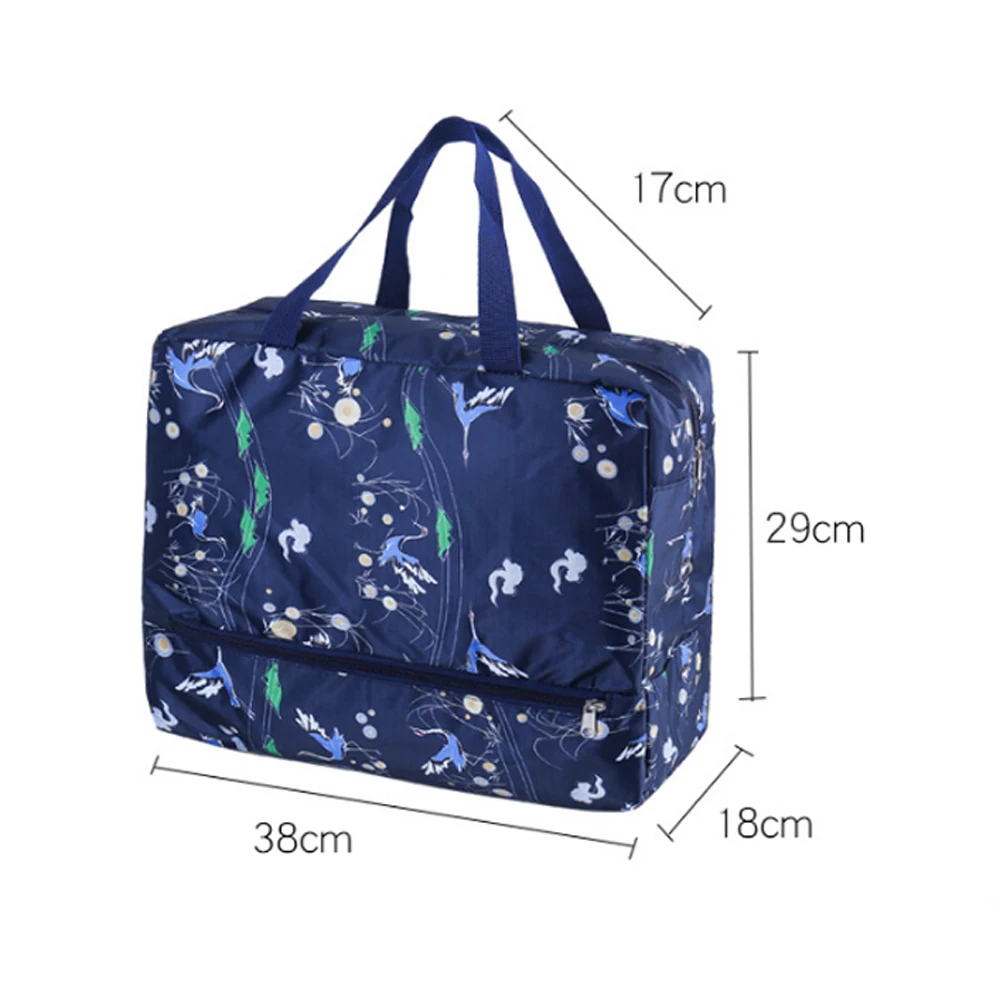 

Waterproof Sports Bag Yoga Women Sport Dry and Wet Separation Swimming Gym Storage Terylene Dance Zipper With Shoe Bags X299A